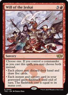 Magic: The Gathering - Will of the Jeskai - Tarkir: Dragonstorm Commander