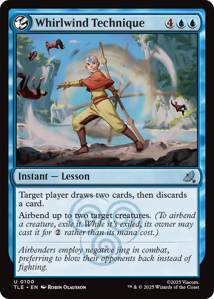 Magic: The Gathering - Whirlwind Technique Foil - Avatar: The Last Airbender Eternal