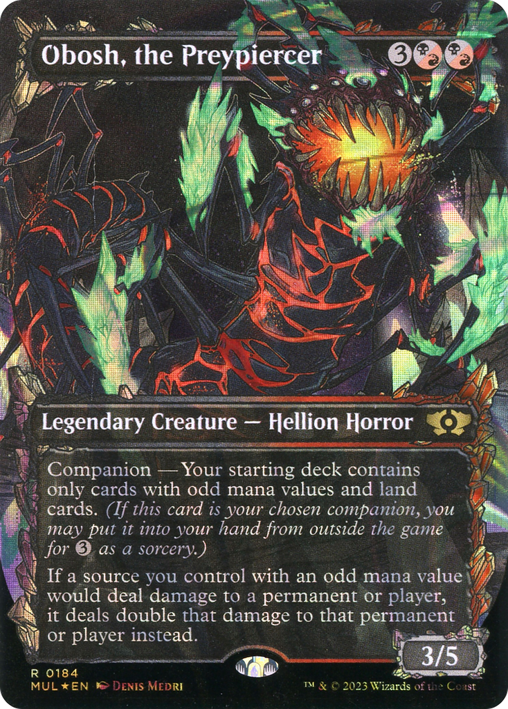 Magic: The Gathering - Obosh, the Preypiercer Foil - Multiverse Legends