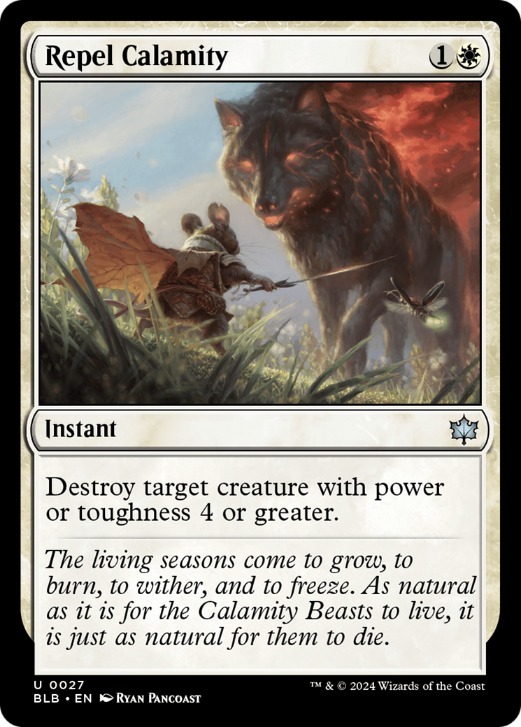 Magic: The Gathering - Repel Calamity Foil - Bloomburrow