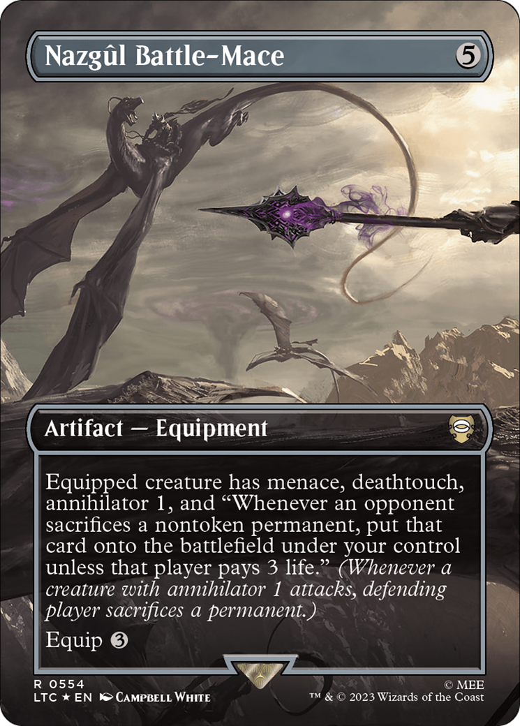Magic: The Gathering - Nazgûl Battle-Mace Foil - Tales of Middle-earth Commander