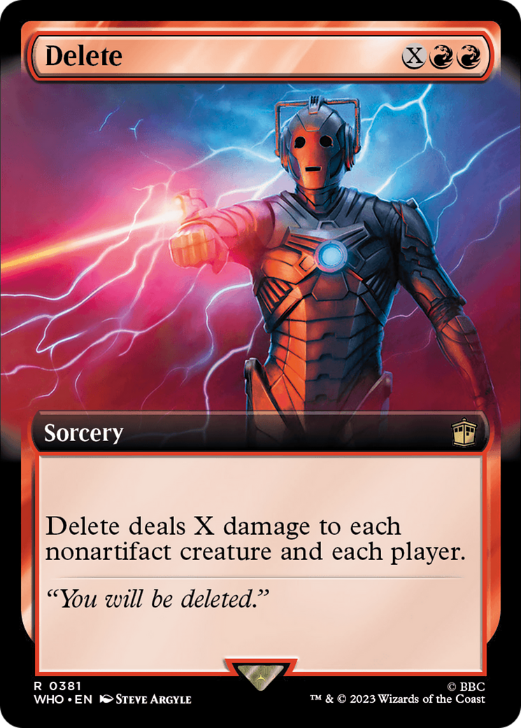 Magic: The Gathering - Delete Foil - Doctor Who