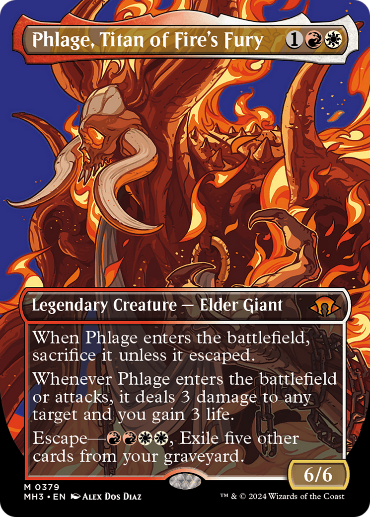 Magic: The Gathering - Phlage, Titan of Fire's Fury Foil - Modern Horizons 3
