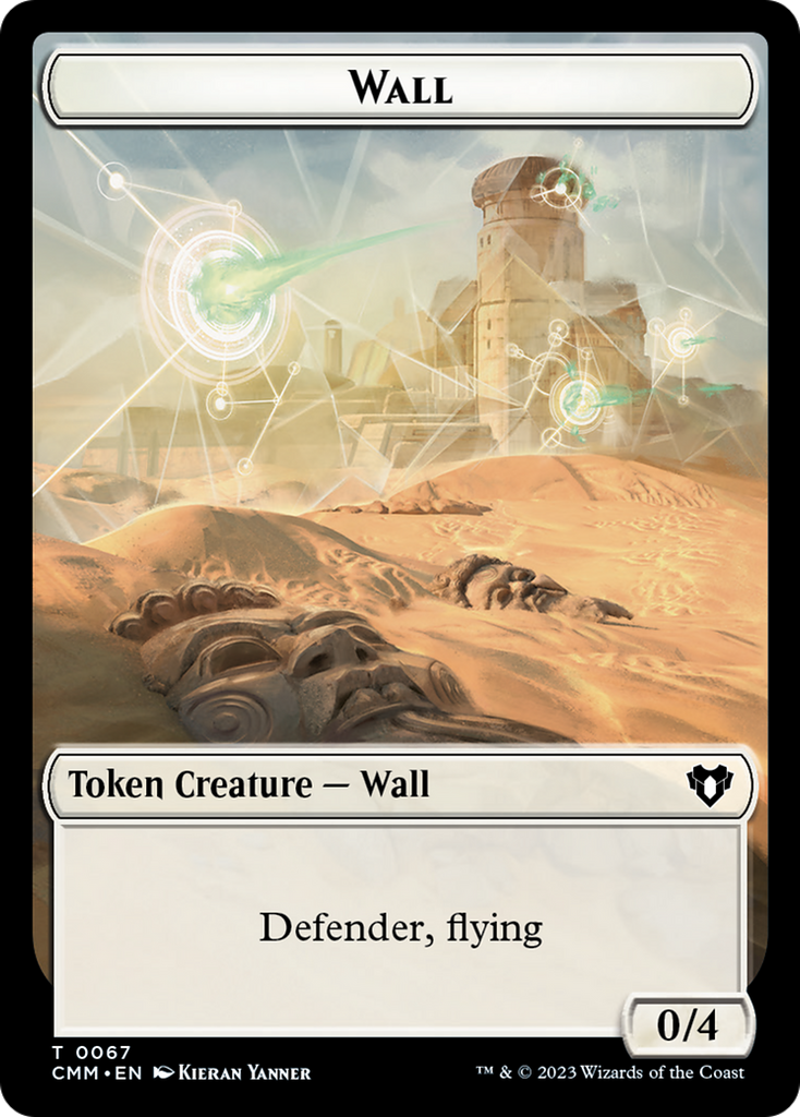 Magic: The Gathering - Wall Token - Commander Masters Tokens