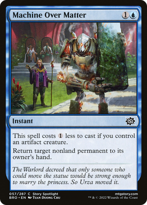 Magic: The Gathering - Machine Over Matter Foil - The Brothers' War