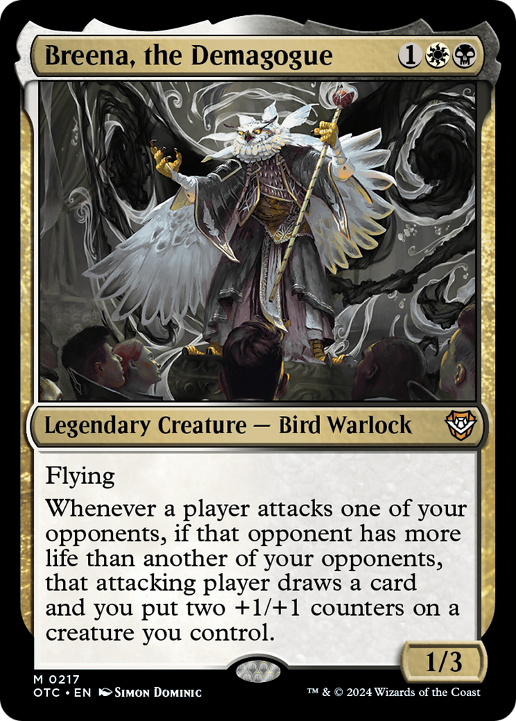 Magic: The Gathering - Breena, the Demagogue - Outlaws of Thunder Junction Commander