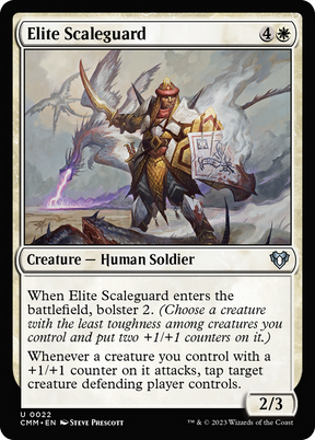 Magic: The Gathering - Elite Scaleguard Foil - Commander Masters
