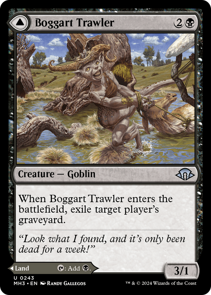 Magic: The Gathering - Boggart Trawler // Boggart Bog - Modern Horizons 3