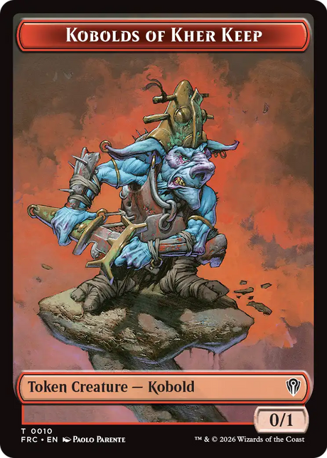 Magic: The Gathering - Kobolds of Kher Keep Token - Reality Fracture Commander Tokens