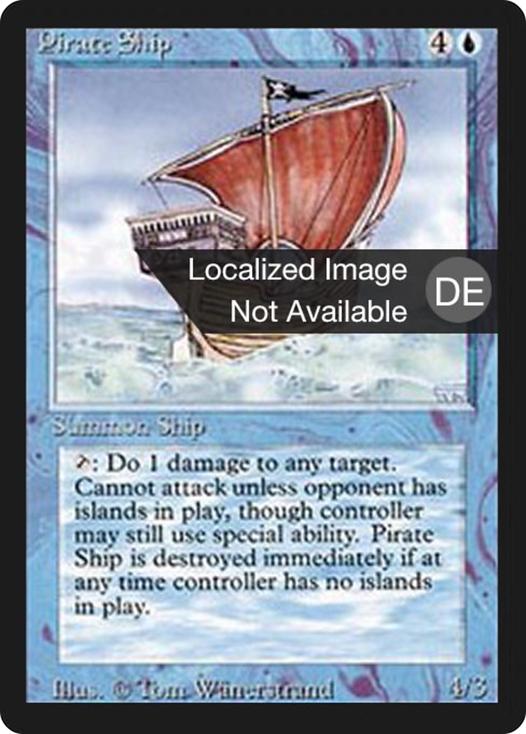 Magic: The Gathering - Piratenschiff - Foreign Black Border