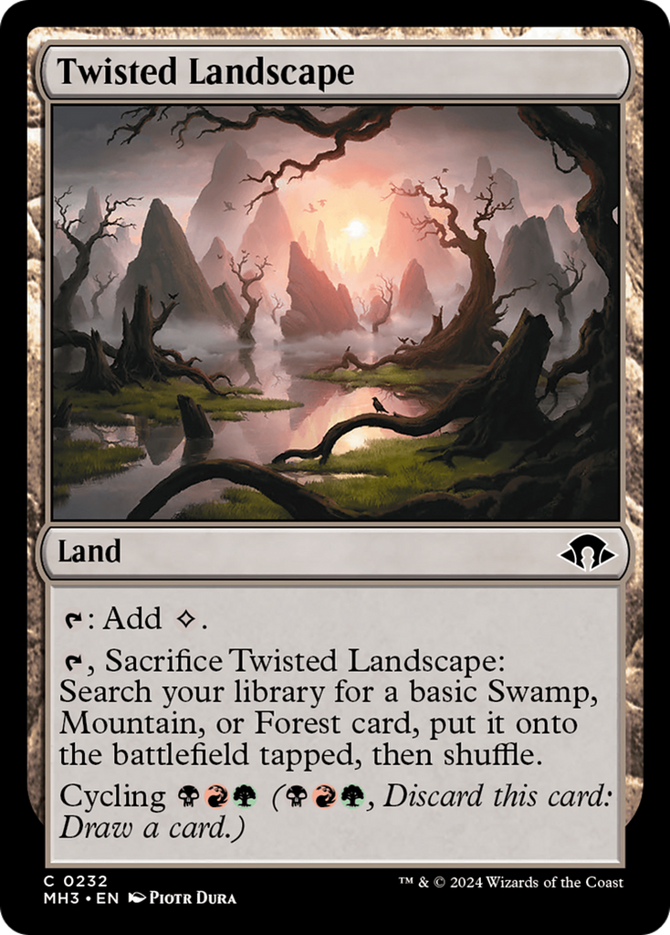 Magic: The Gathering - Twisted Landscape - Modern Horizons 3