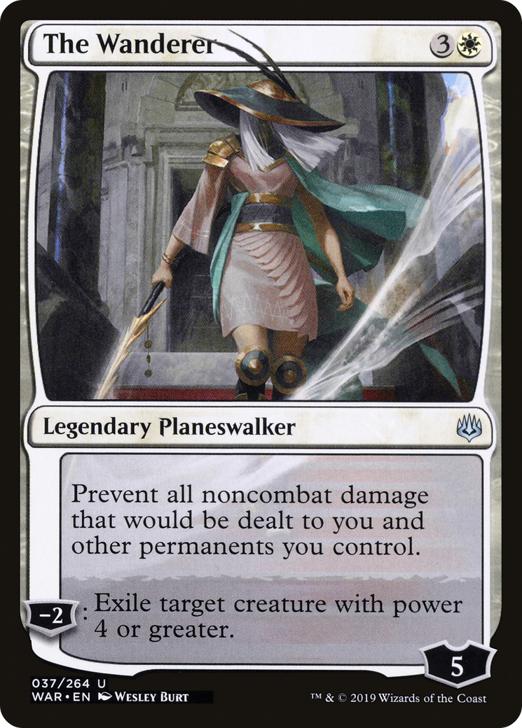 Magic: The Gathering - The Wanderer Foil - War of the Spark