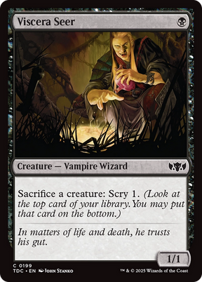 Magic: The Gathering - Viscera Seer - Tarkir: Dragonstorm Commander
