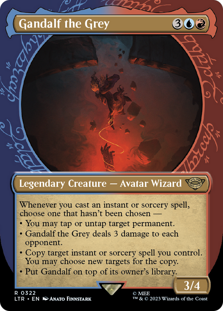Magic: The Gathering - Gandalf the Grey Foil - The Lord of the Rings: Tales of Middle-earth