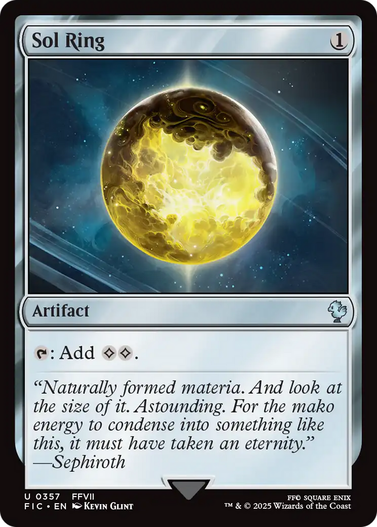 Magic: The Gathering - Sol Ring - Final Fantasy Commander
