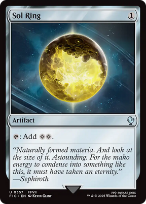 Magic: The Gathering - Sol Ring - Final Fantasy Commander