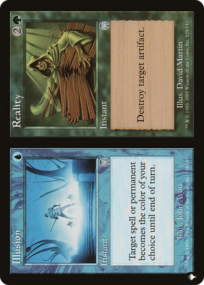 Magic: The Gathering - Illusion // Reality - The List