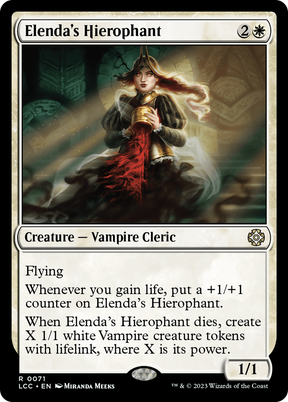 Magic: The Gathering - Elenda's Hierophant - The Lost Caverns of Ixalan Commander