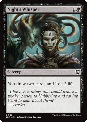 Magic: The Gathering - Night's Whisper - Secrets of Strixhaven Commander
