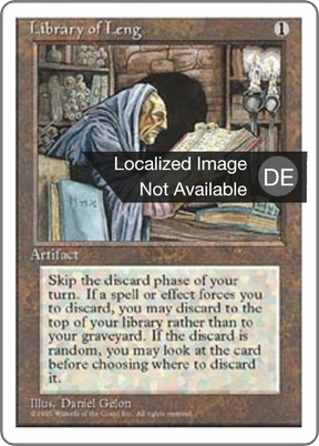 Magic: The Gathering - Bibliothek von Leng - Fourth Edition