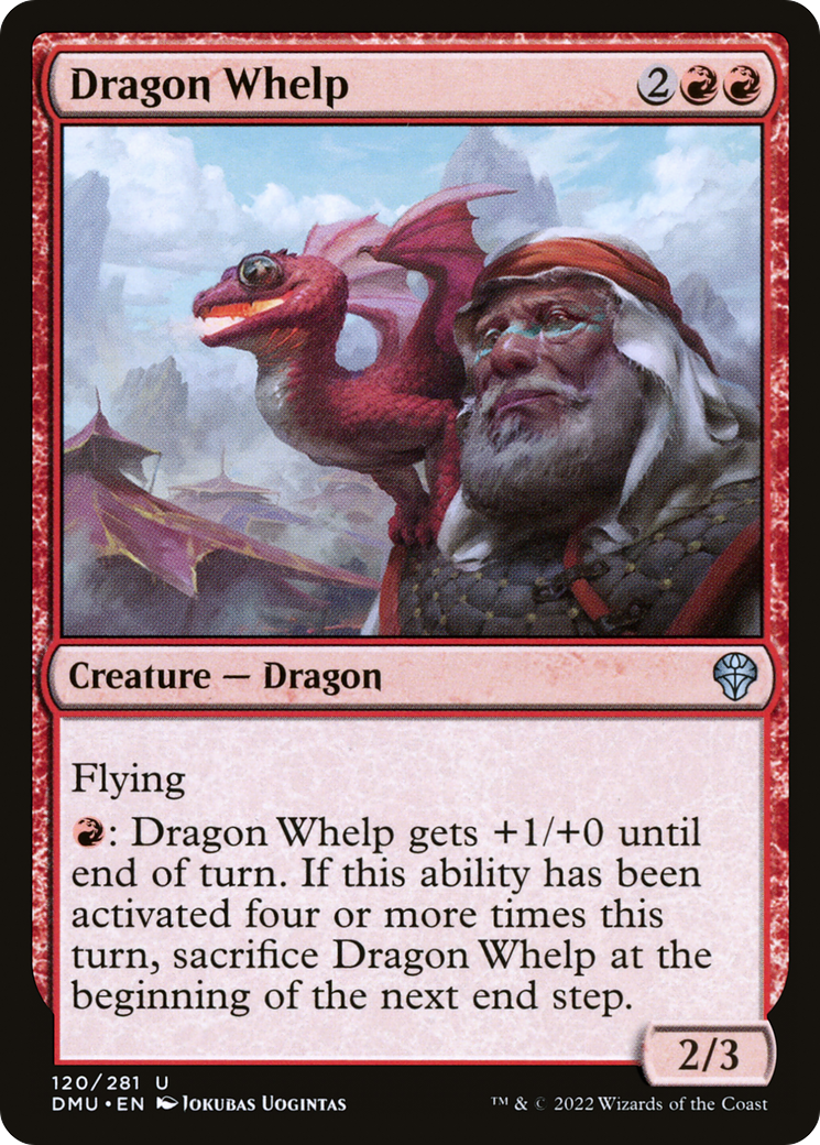 Magic: The Gathering - Dragon Whelp Foil - Dominaria United