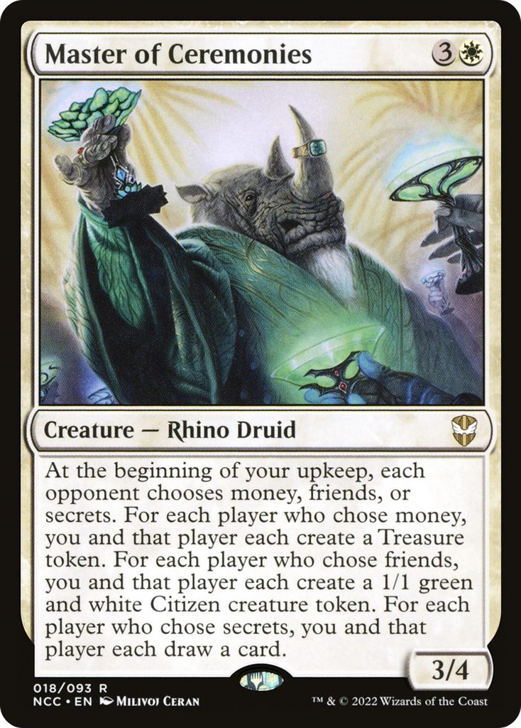 Magic: The Gathering - Master of Ceremonies - New Capenna Commander