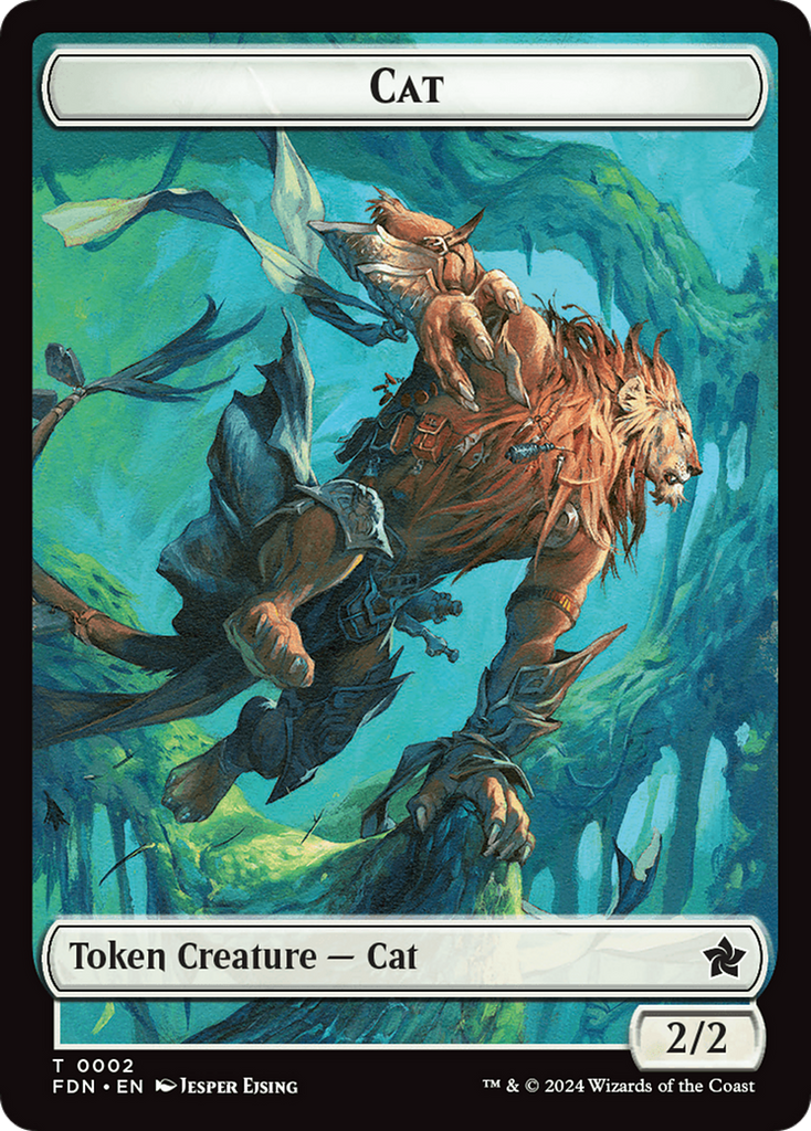 Magic: The Gathering - Cat Token - Foundations Tokens