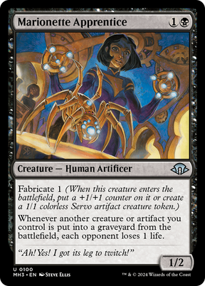 Magic: The Gathering - Marionette Apprentice Foil - Modern Horizons 3