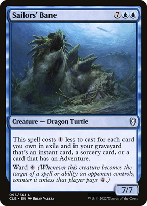 Magic: The Gathering - Sailors' Bane - Commander Legends: Battle for Baldur's Gate