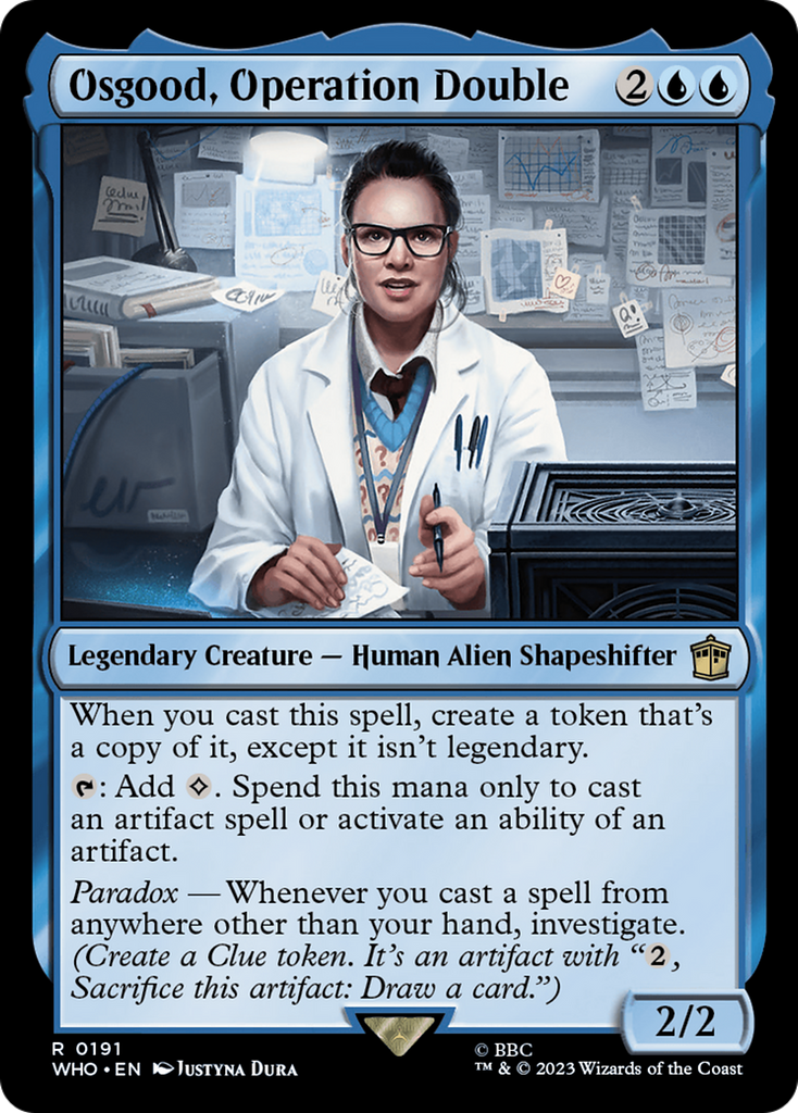 Magic: The Gathering - Osgood, Operation Double - Doctor Who