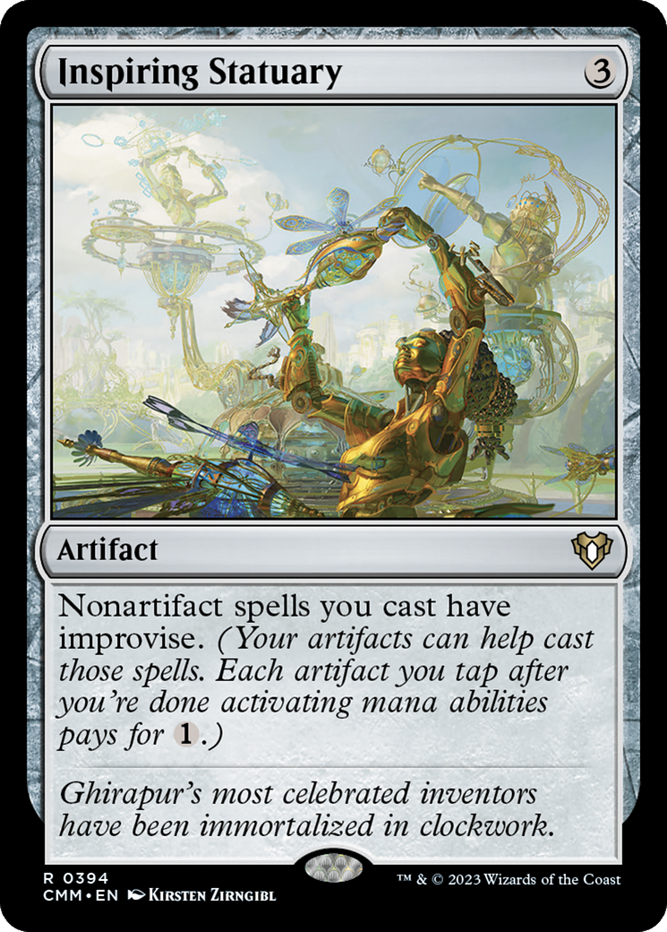 Magic: The Gathering - Inspiring Statuary Foil - Commander Masters
