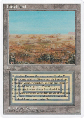 Magic: The Gathering - Buschland - Revised Edition
