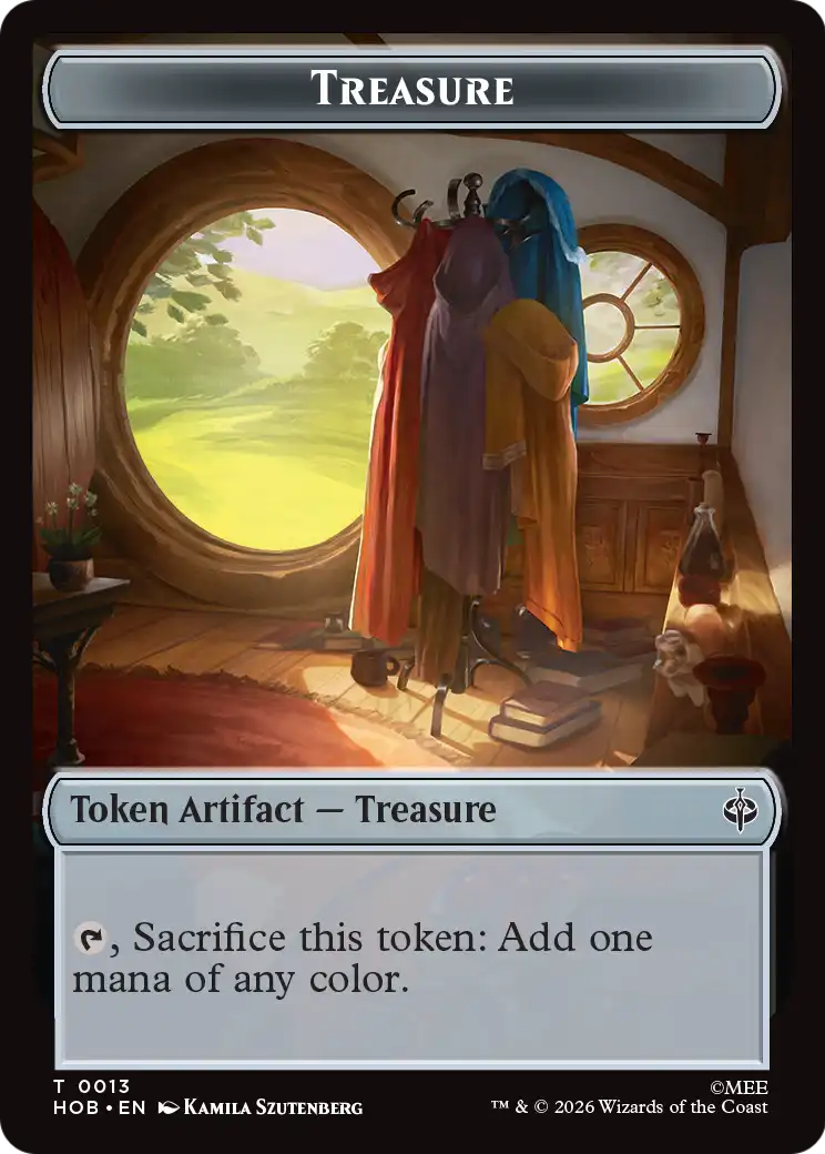 Magic: The Gathering - Treasure Token - The Hobbit Tokens