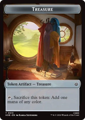 Magic: The Gathering - Treasure Token - The Hobbit Tokens