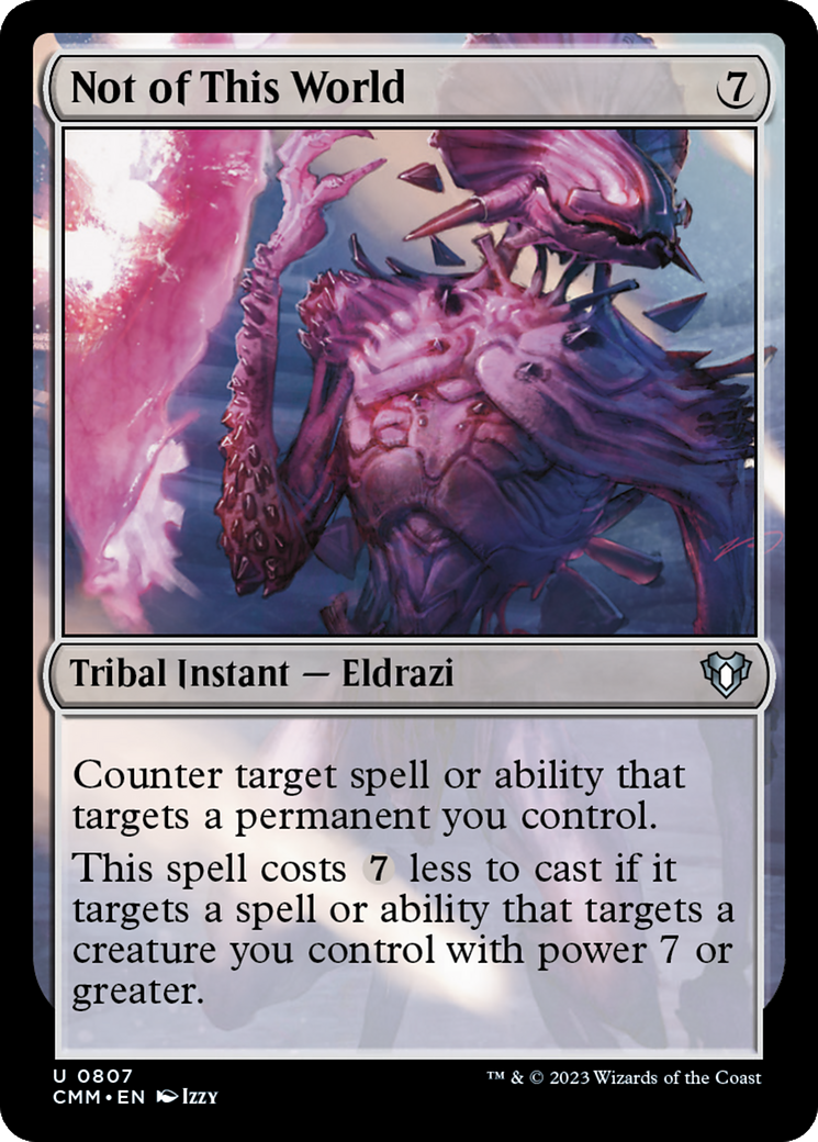 Magic: The Gathering - Not of This World - Commander Masters