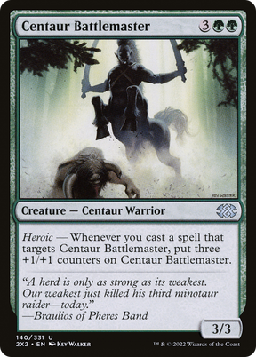 Magic: The Gathering - Centaur Battlemaster - Double Masters 2022