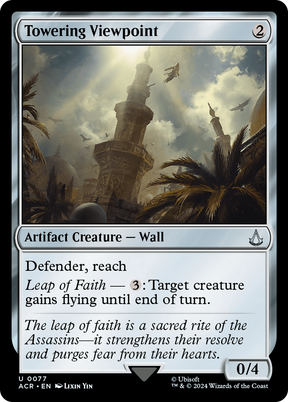Magic: The Gathering - Towering Viewpoint Foil - Assassin's Creed