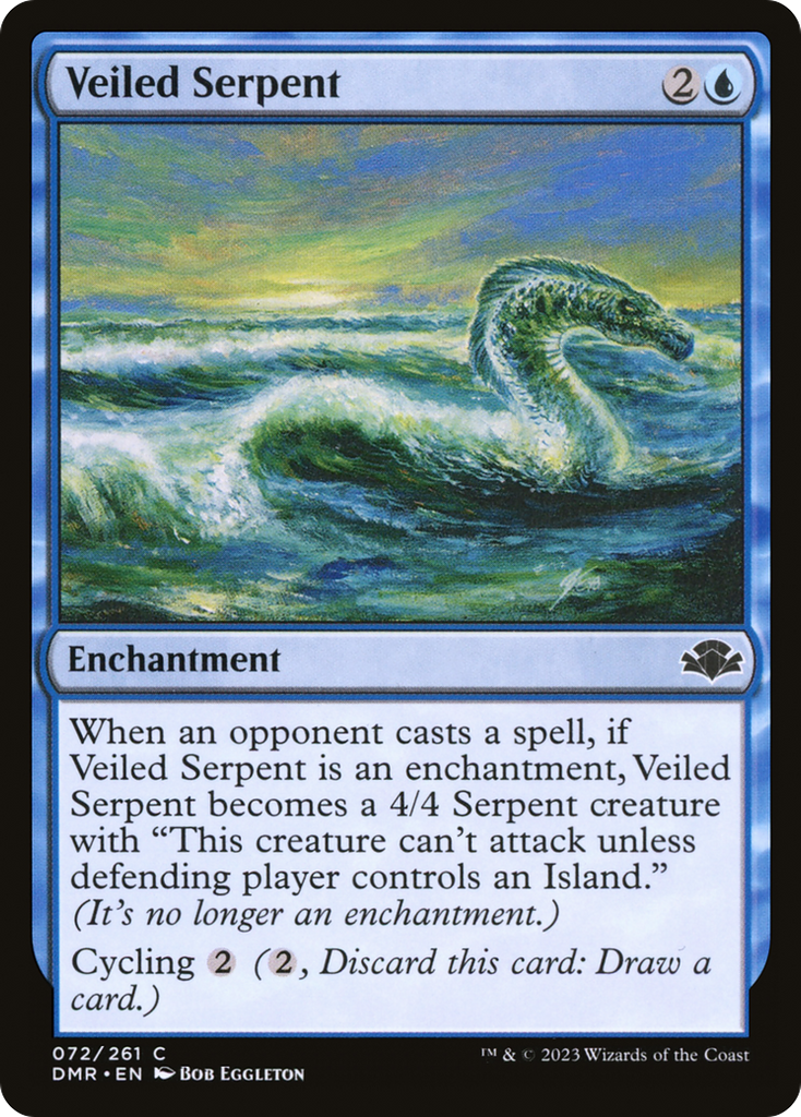 Magic: The Gathering - Veiled Serpent - Dominaria Remastered