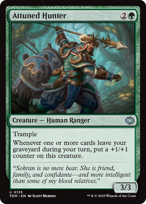 Magic: The Gathering - Attuned Hunter - Tarkir: Dragonstorm