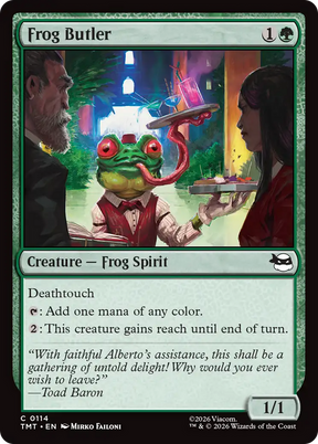 Magic: The Gathering - Frog Butler Foil - Teenage Mutant Ninja Turtles