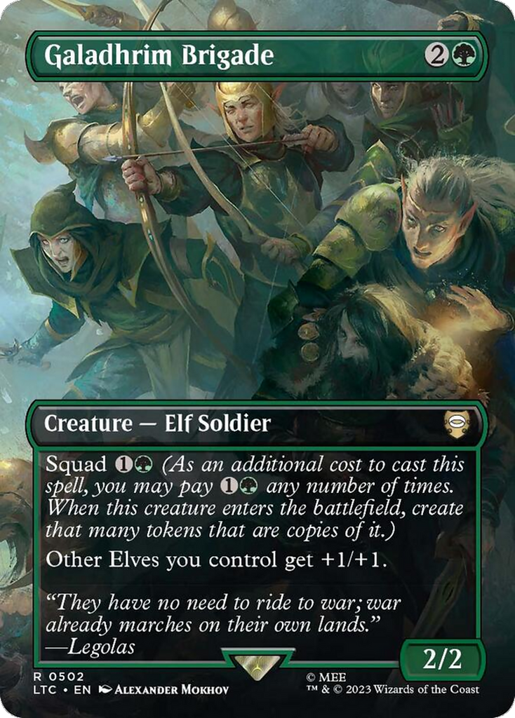 Magic: The Gathering - Galadhrim Brigade Foil - Tales of Middle-earth Commander