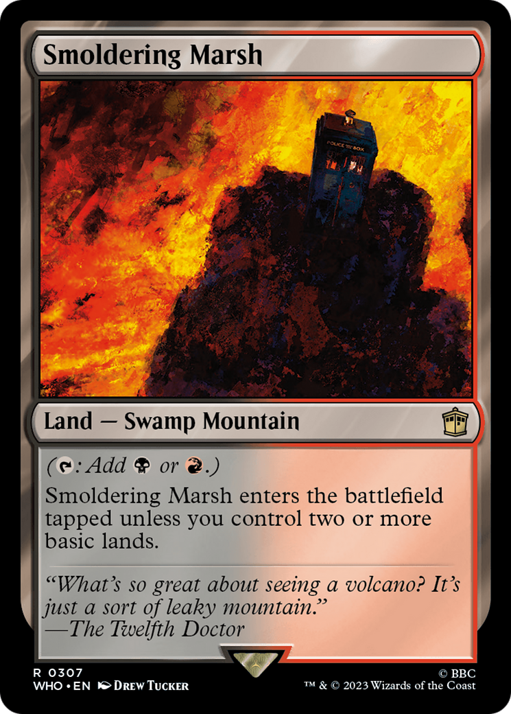 Magic: The Gathering - Smoldering Marsh - Doctor Who
