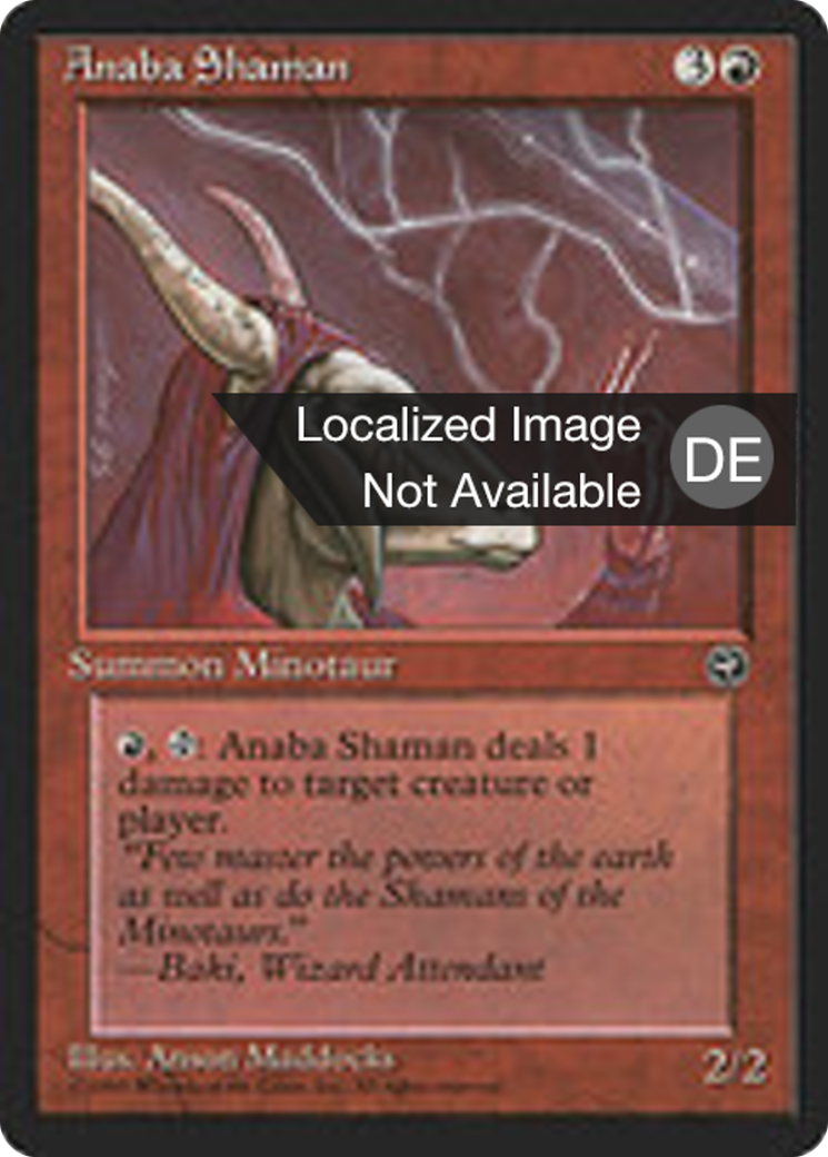 Magic: The Gathering - Anaba-Schamane - Homelands