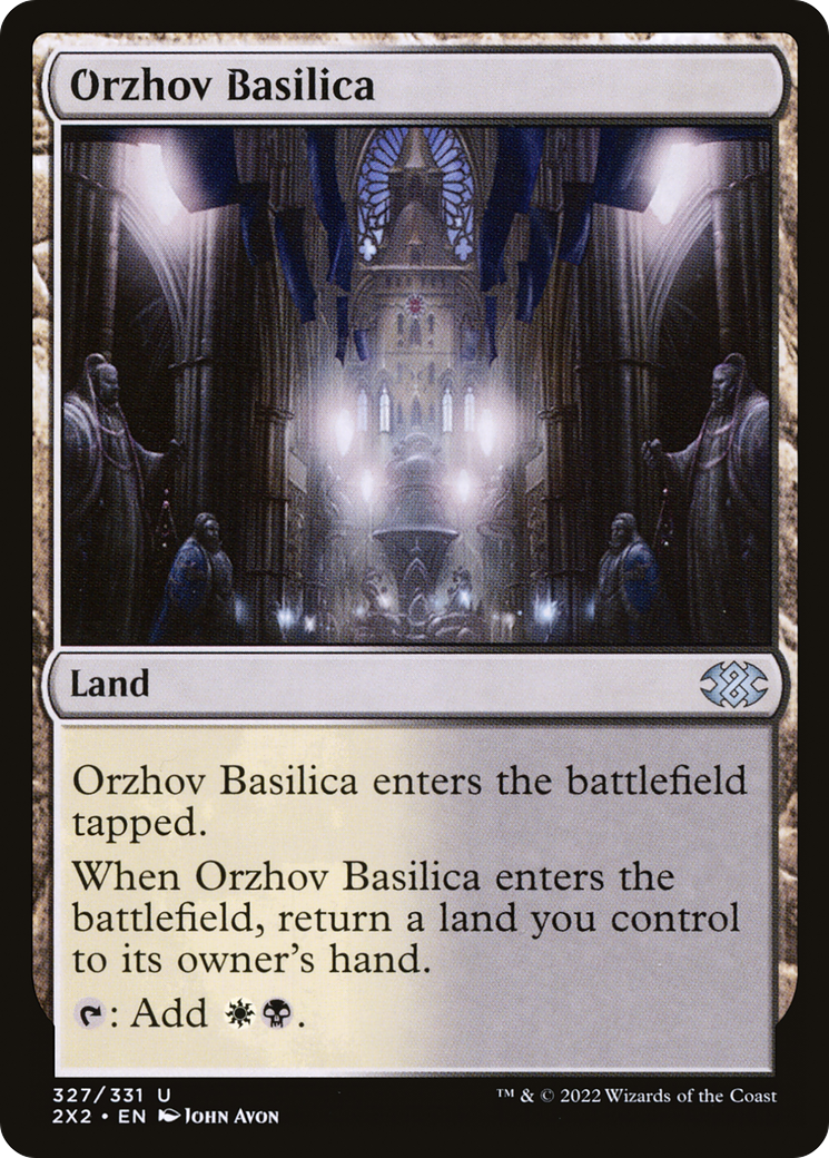 Magic: The Gathering - Orzhov Basilica Foil - Double Masters 2022