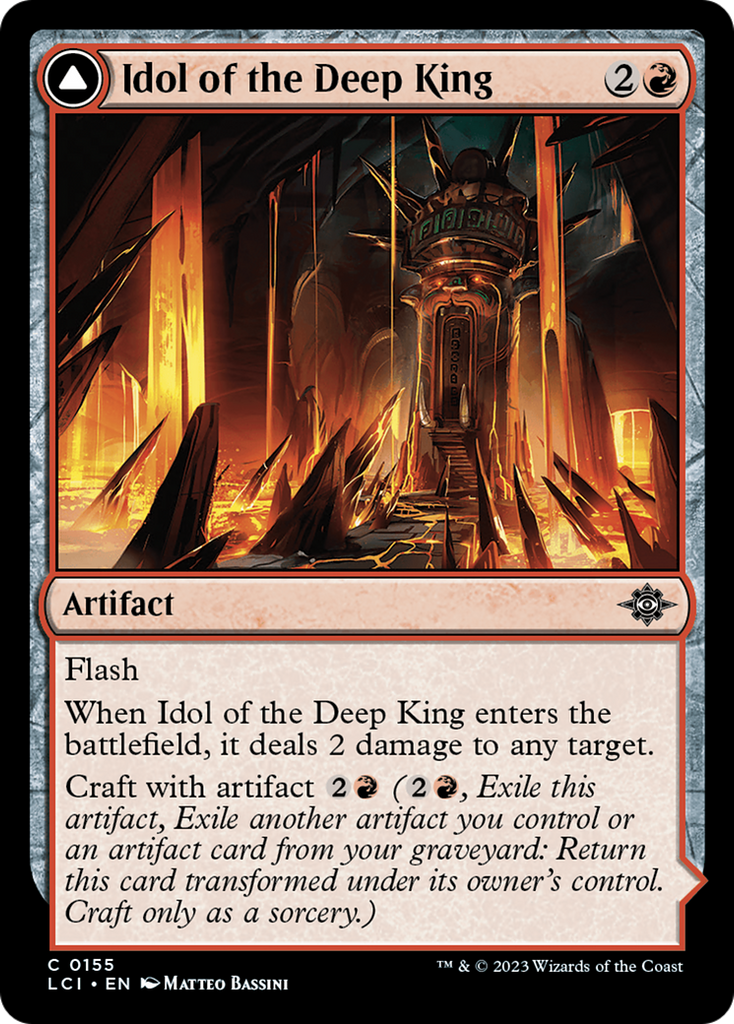 Magic: The Gathering - Idol of the Deep King // Sovereign's Macuahuitl - The Lost Caverns of Ixalan