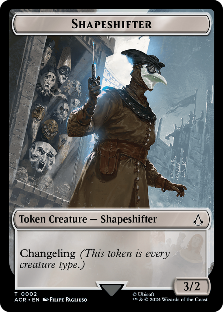 Magic: The Gathering - Shapeshifter Token - Assassin's Creed Tokens