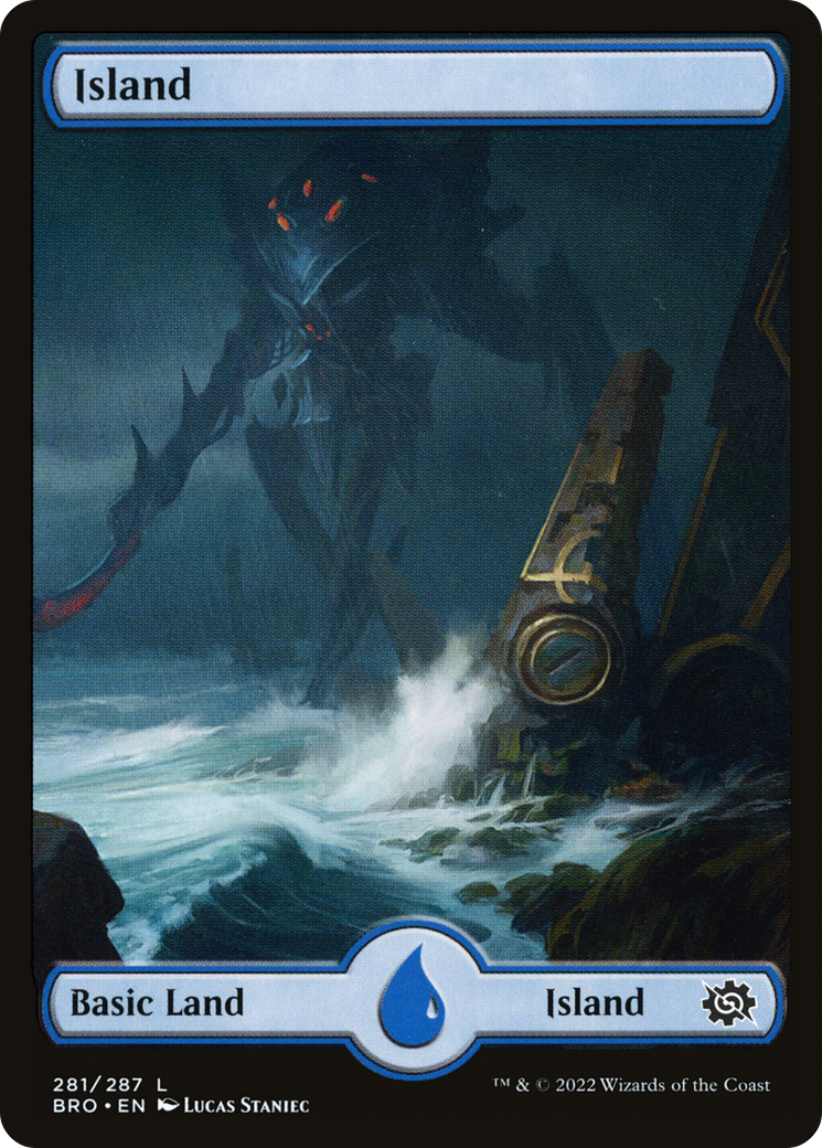 Magic: The Gathering - Island #281 Foil - The Brothers' War