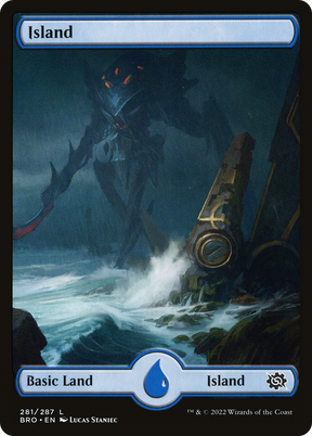 Magic: The Gathering - Island #281 Foil - The Brothers' War