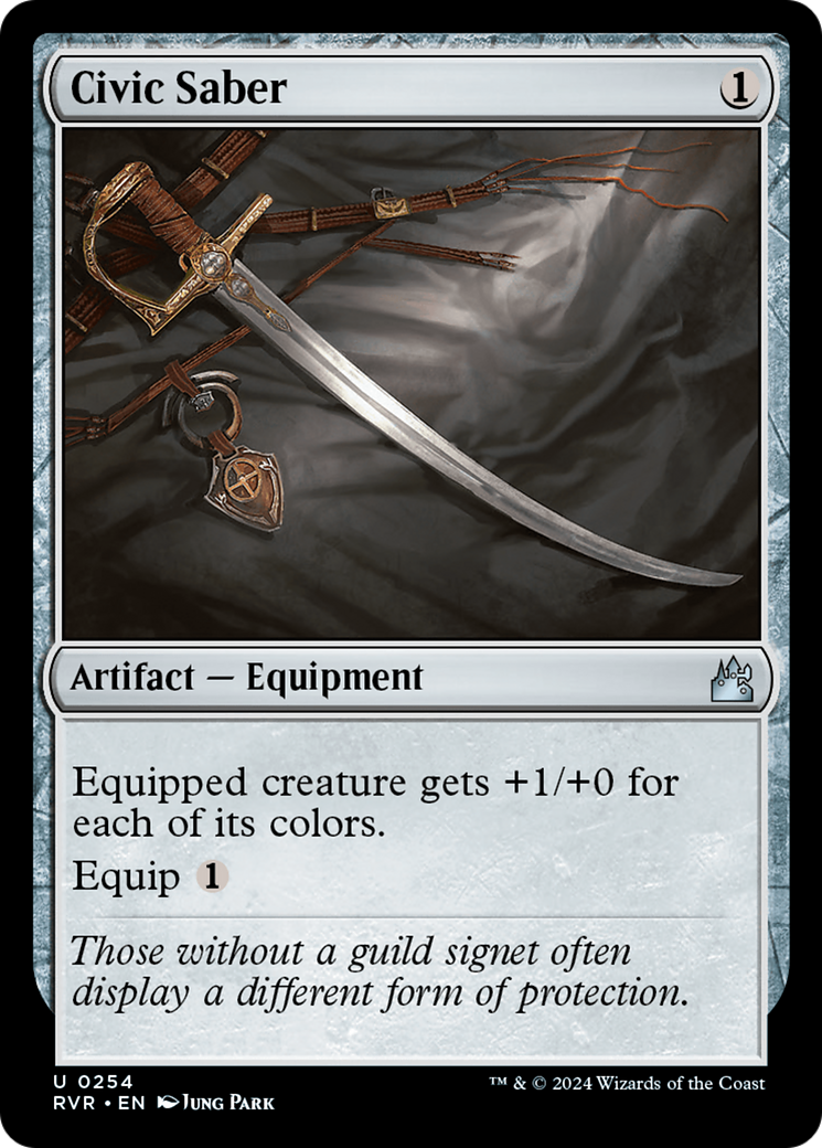 Magic: The Gathering - Civic Saber - Ravnica Remastered
