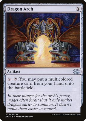 Magic: The Gathering - Dragon Arch Foil - Double Masters 2022